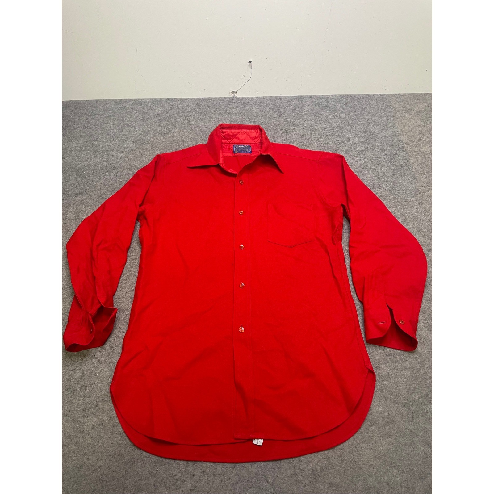 Pendleton Wool Button Down Shirt Quilted Lined Lo… - image 1