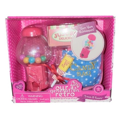 Our Generation Retro Gumball Machine Sweets and Treats New Doll Accessories