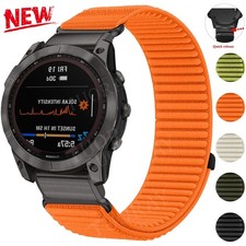 Nylon Watch Band Strap For Garmin Fenix 8 E 7 7X 6 6X Pro 5 5X Plus 3HR Tactix