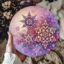 7.87 Inch 2D HighDefinition Printing Waterproof Round Metal Sign