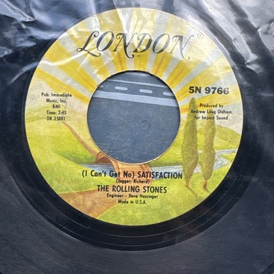 The Rolling Stones - (I Can t Get No) Satisfaction 7  Single 45-LON9766 London