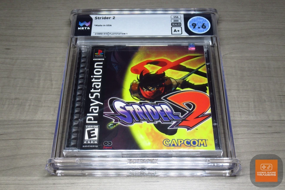 WATA 9.6 A+ - Strider 2 PlayStation 1, PS1 2000 NEW! - RARE! - Image 2 of 4