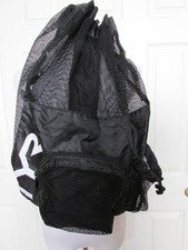 TYR Backpack Mesh Black Bag- ONE SIZE- black ...