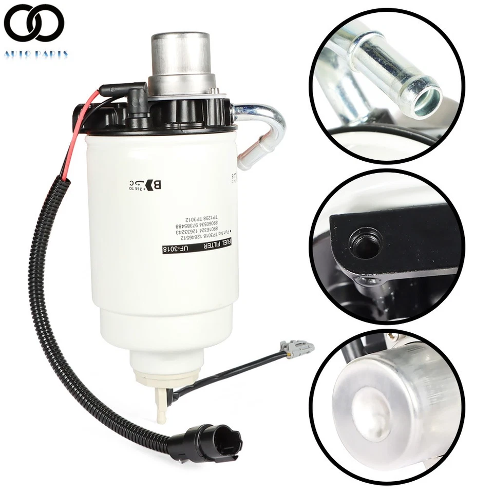 Carcasa de filtro de combustible para GM Duramax 6,6 L 2004-2013 Chevrolet Silverado 2500 HD Foto 2 de 4