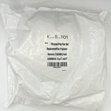 316048413 316048414 Frigidaire Kenmore Replacement Drip Pan Set 2 6  , 2 8  