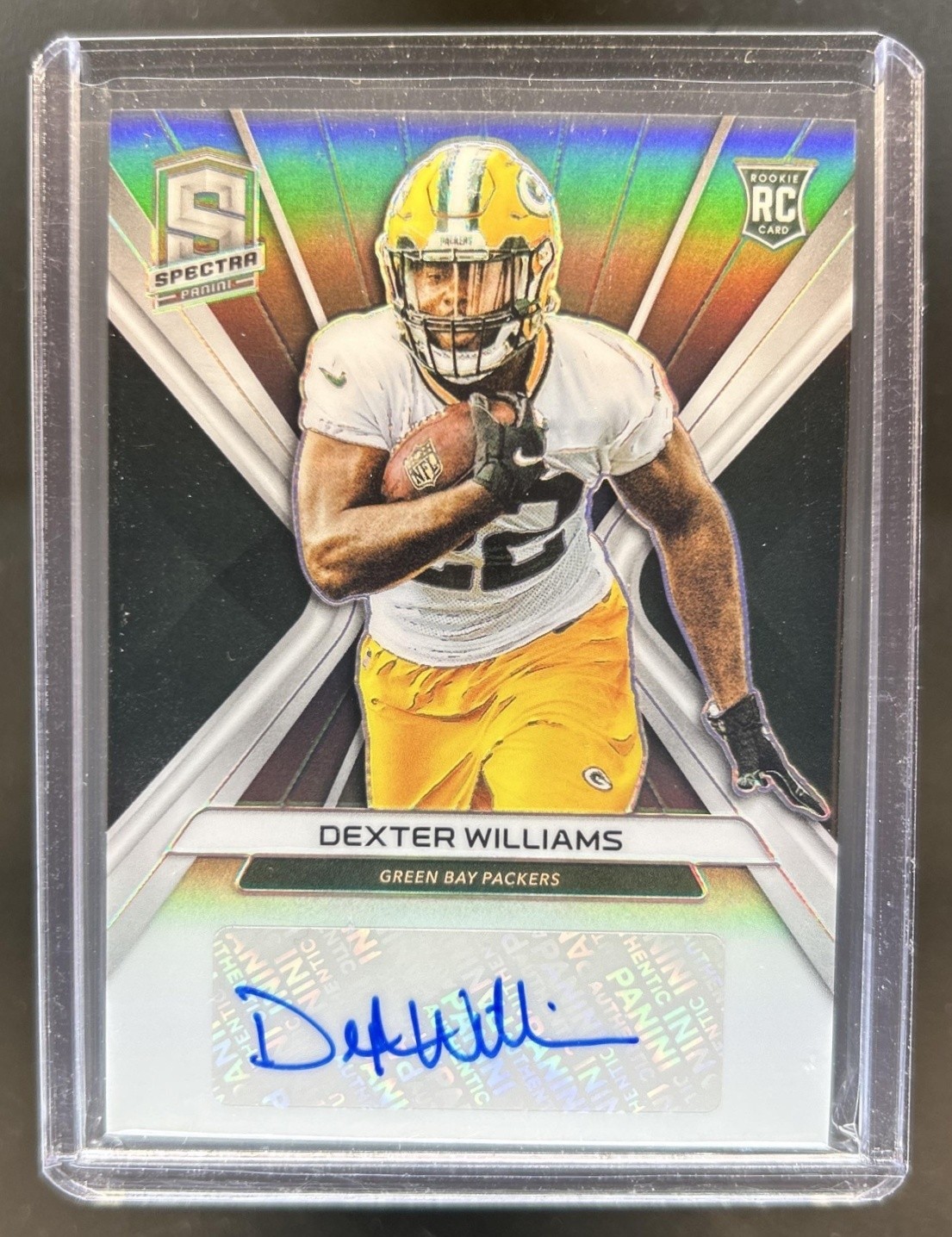 Dexter Williams Panini Spectra Rookie Autographs #RADW Base