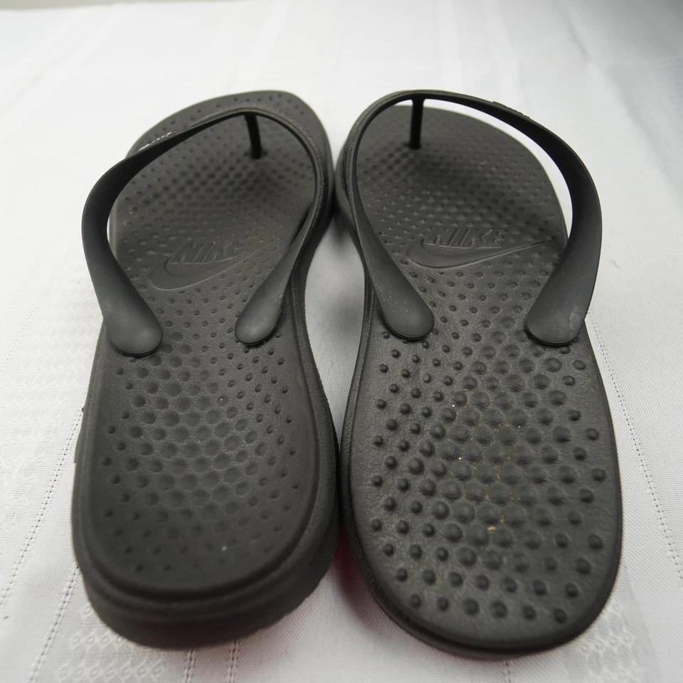 Nike Shoes Kids Size 10 Black Flip Flops Comfort Thong Sandals Pool Beach Slide - Image 2 of 4