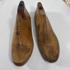 Lot Antique Cobbler's Wooden Shoe Forms Molds Mobbs And Lewis L53 3.5B D Left
