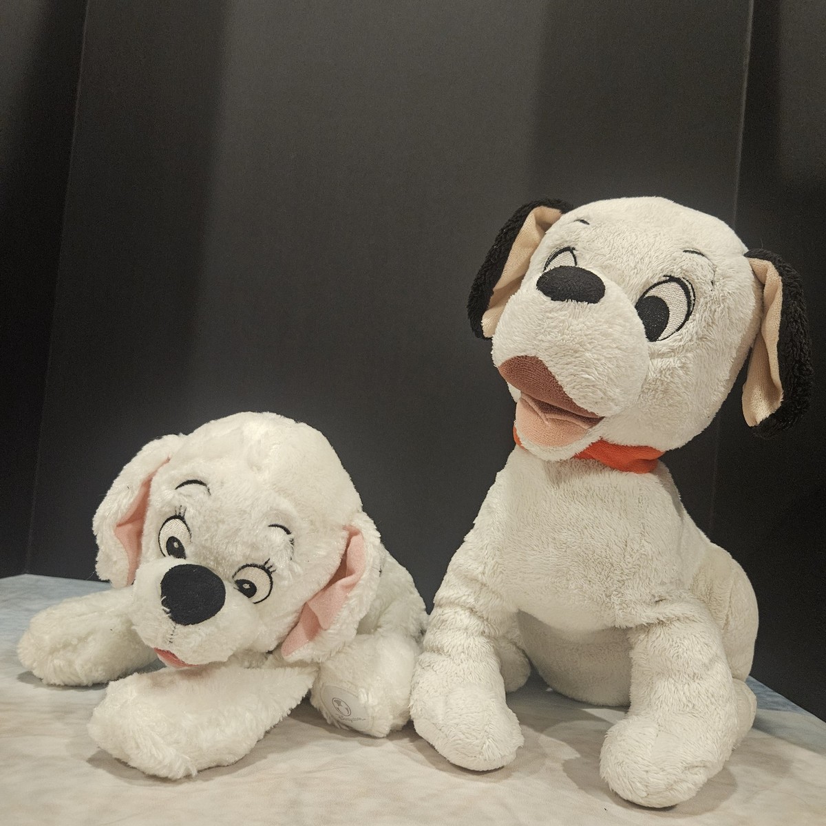 Disney 101 Dalmatians Plush Lot 2 Puppy Dog Pongo Perdita Stuffed