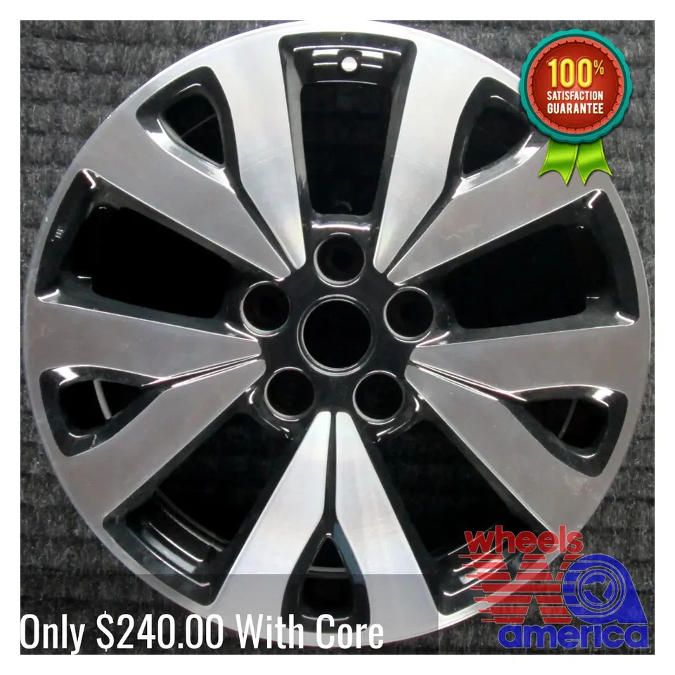 Wheel Rim Kia Rondo 17 2009-2013 529101D310 Machined OEM Factory OE 74652 - Image 2 of 4