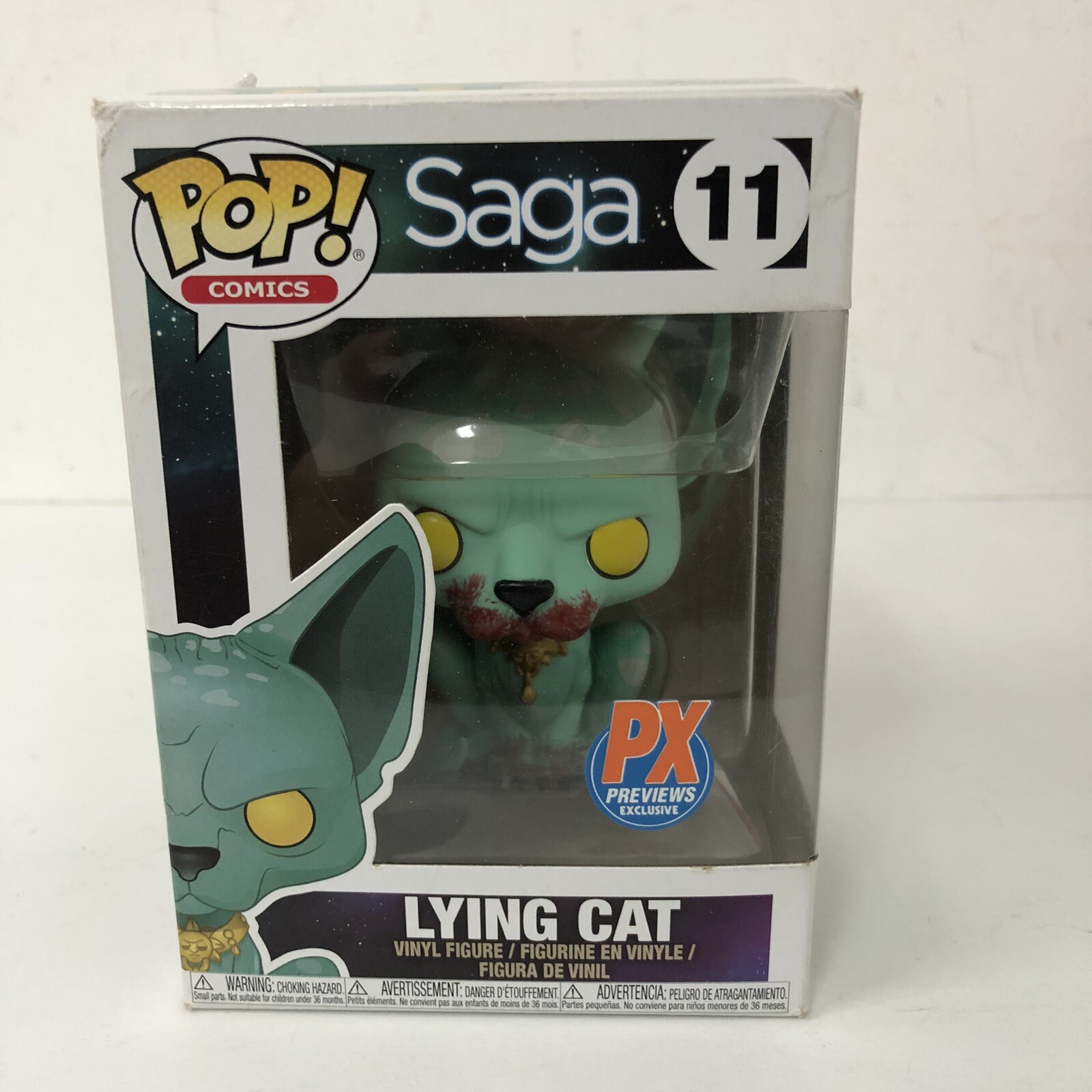 Funko Pop! Comics Saga Lying Cat Bloody #11 Vinyl Figure Damaged Box