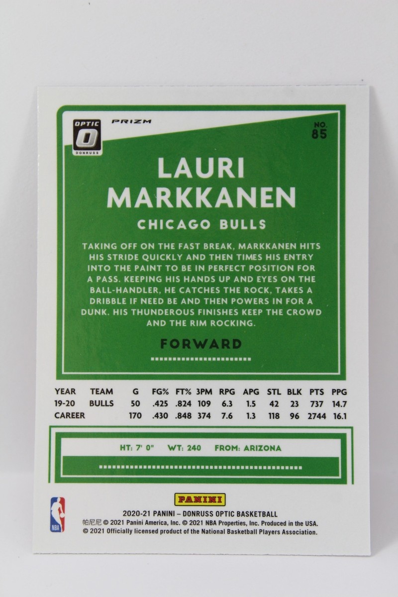 NBA  カードPrizm Lauri Markkanen RC Silver 2023-24 Panini Prizm Lauri Markkanen Silver Prizm Global