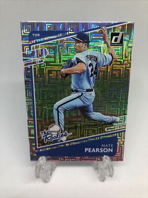 NATE PEARSON RC 2021 DONRUSS THE ROOKIES VECTOR #TR6 TORONTO BLUE JAYS