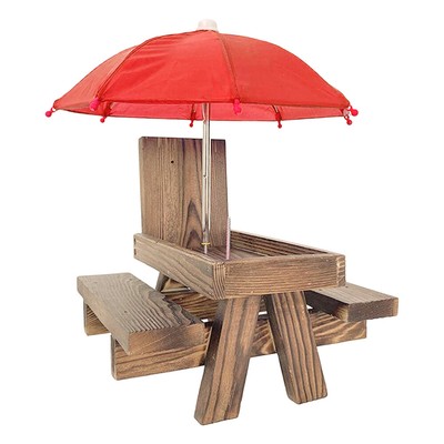 Eichhörnchen Feeder Mit Regenschirm Chipmunk Feeder Lustige Mais Cob Halter