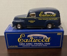RC2 Ertl Collectibles Eastwood 1951 GMC Panel Van 1:25 Diecast Metal Bank