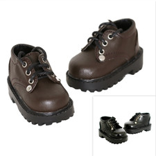 1/4 1/3 Uncle BJD Shoes Round-toe Thick Sole Black / Brown for BJD Boy Doll AOD
