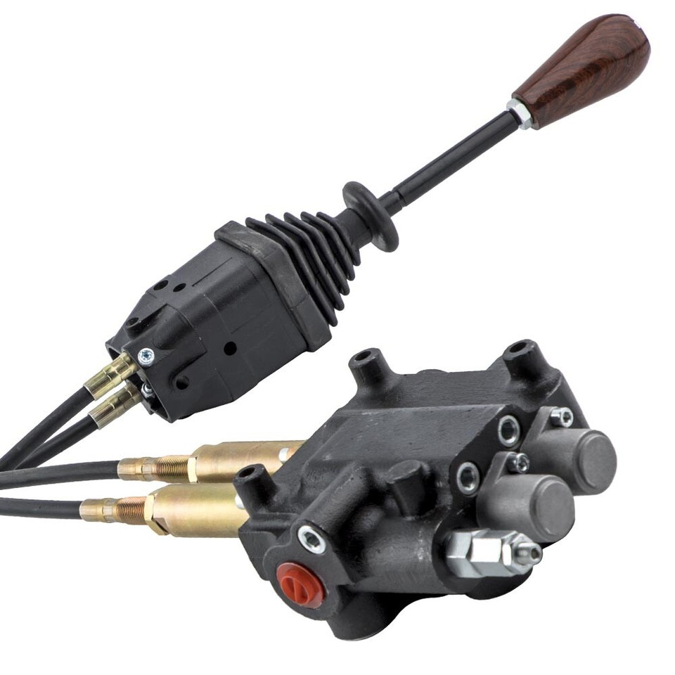 Kit De Vannes à Télécommande Par Câble - 2 Vannes à Bobine 80 L/min - Avec Joystick