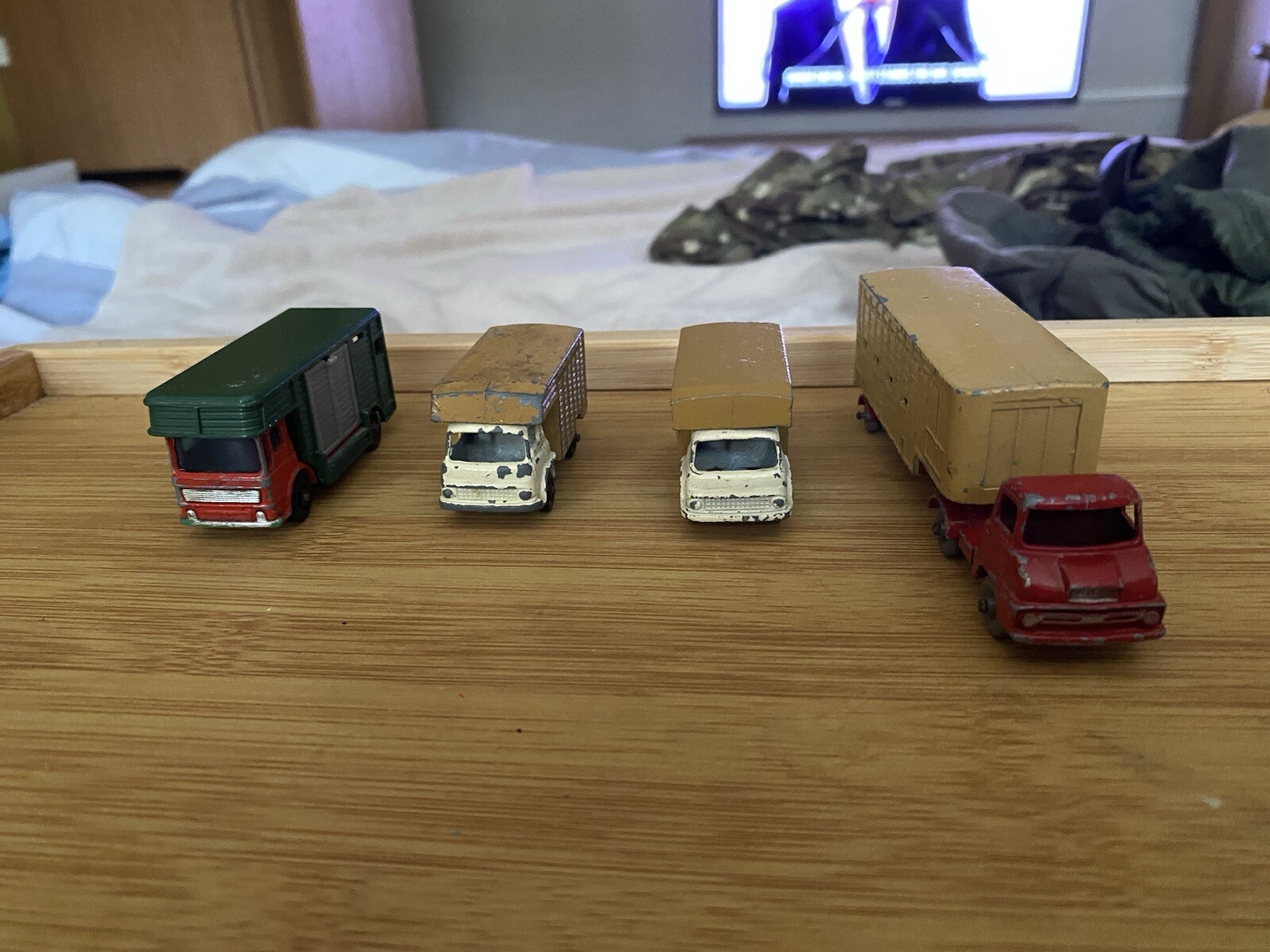 Vintage Matchbox Toy Models - Horse Boxes