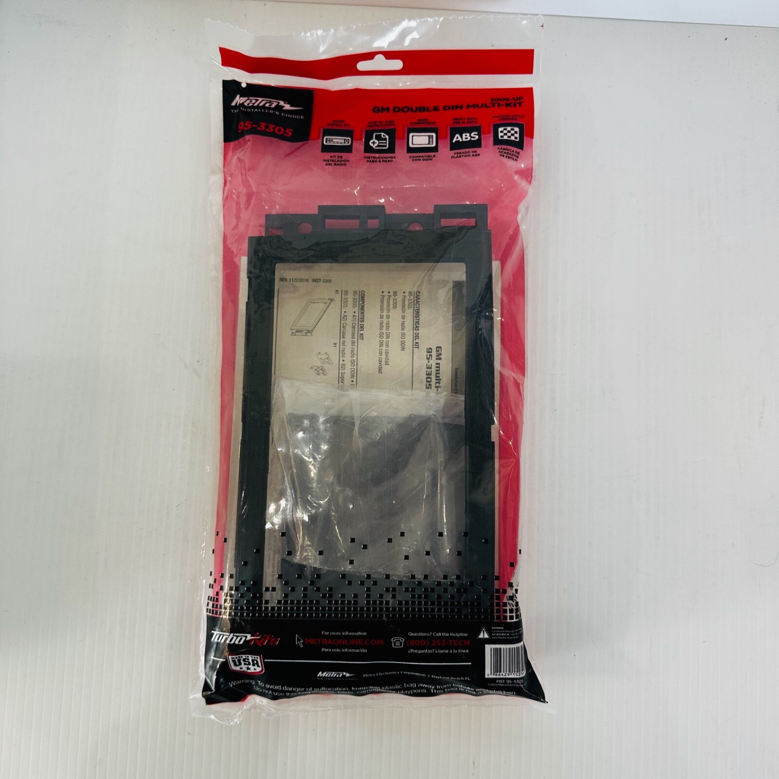 Dash Kit Stereo Metra 95-3305 Double DIN Dash Kit For 2006 GM Vehicles - Buick, Chevy, GMC, Pontiac & More Metra Electronics - Foto 8