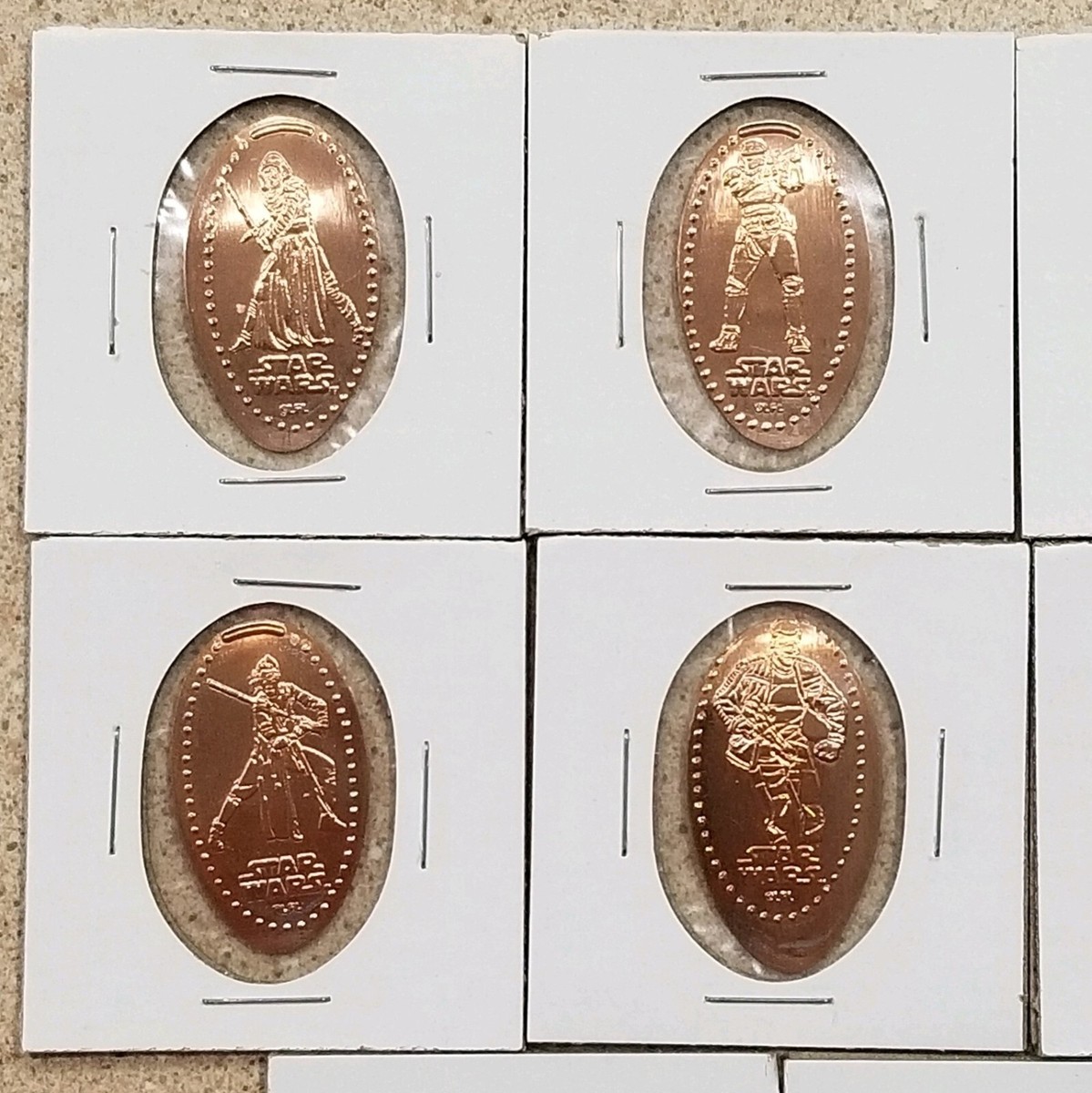 Walt Disney World Hollywood Studios Star Wars Pressed Penny Coins