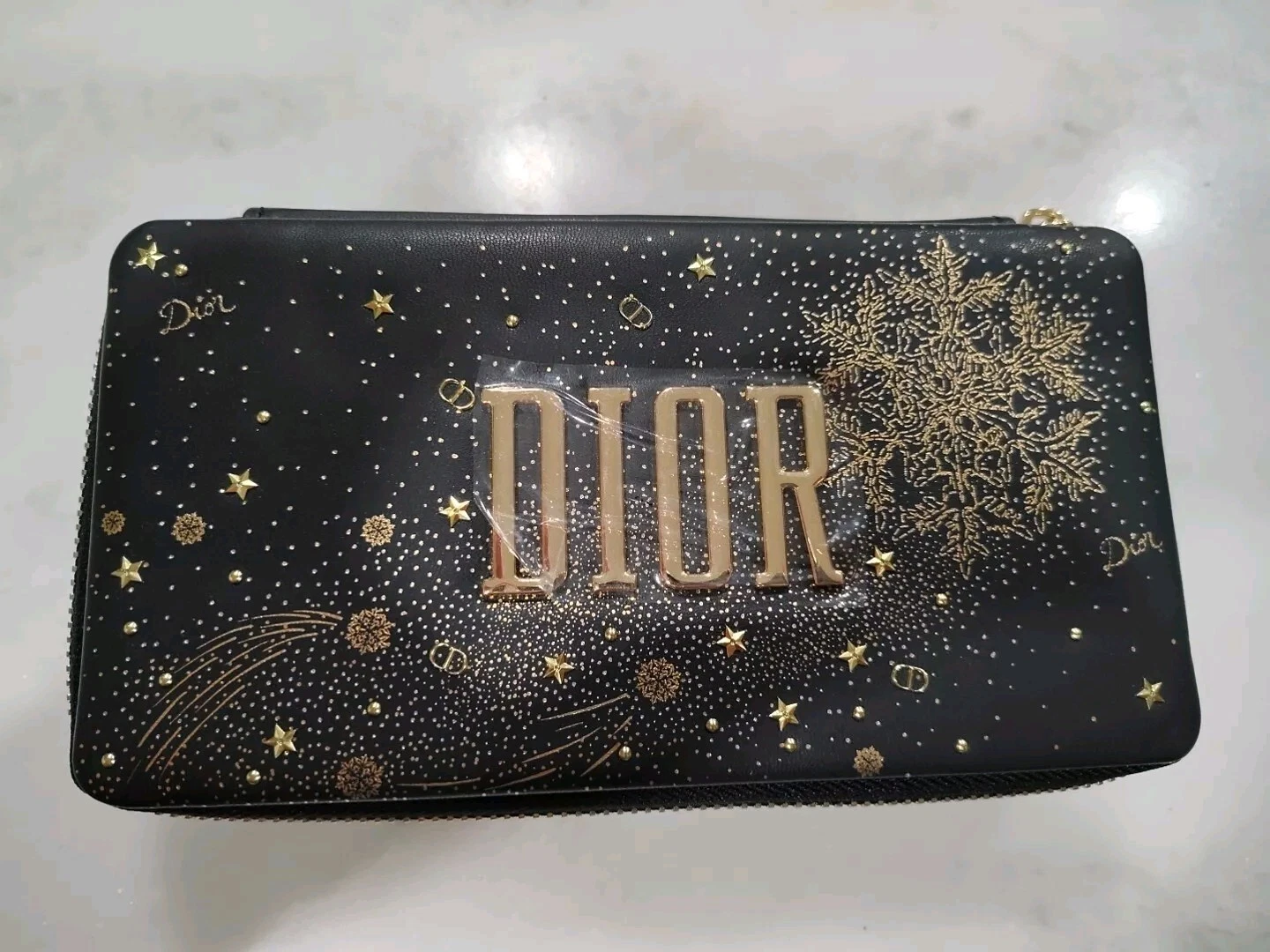 Pochette/sac à maquillage Dior Golden Nights
