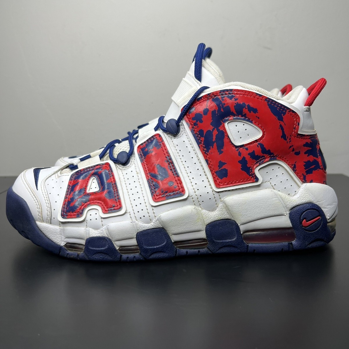 公式正規品!★Nike Air More Uptempo 'Red Navy Camo' Size 10 - Nike Air More Uptempo Red Navy Camo | eBay