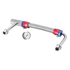 Holley 600 650 750 850 950 Double Pumper Sq Bore Adjustable Fuel Rail Gauge
