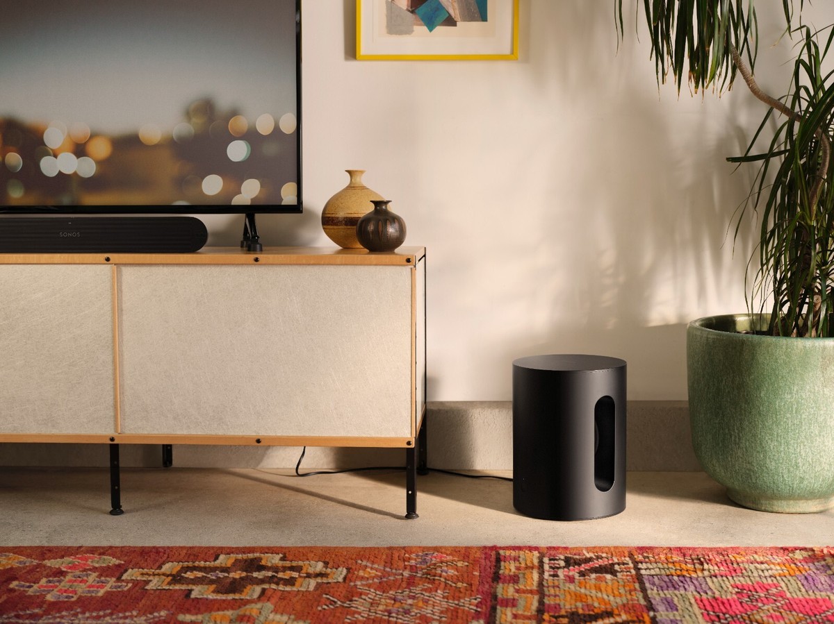 Sonos Sub Mini Black Certified Refurbished - Wireless