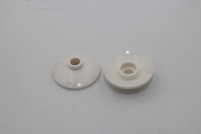 Lego 10x Schüssel Radar 2x2 dish inverted 4740 weiß white