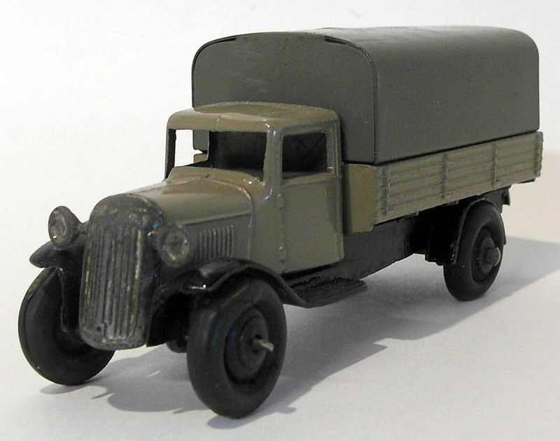 Wagon Couvert Dinky Toys (25b) – Gris/bâche Grise – Sans Boîte