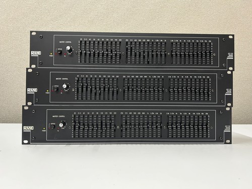 x3 Rane GE130 30 Band Graphic Pro Audio Equalizer EQ Rack Mountable ...