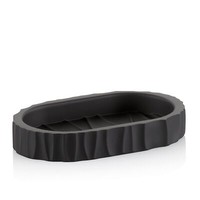 Kela Seifenschale Merida Lbh 15X9X2.50 Cm Schwarz