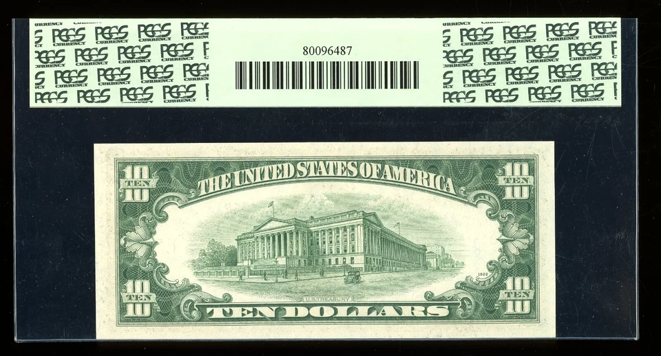 DBR 1950-D $10 FRN Kansas City STAR Fr. 2014-J* PCGS 66 PPQ Serial J06916345* - Image 2 of 2