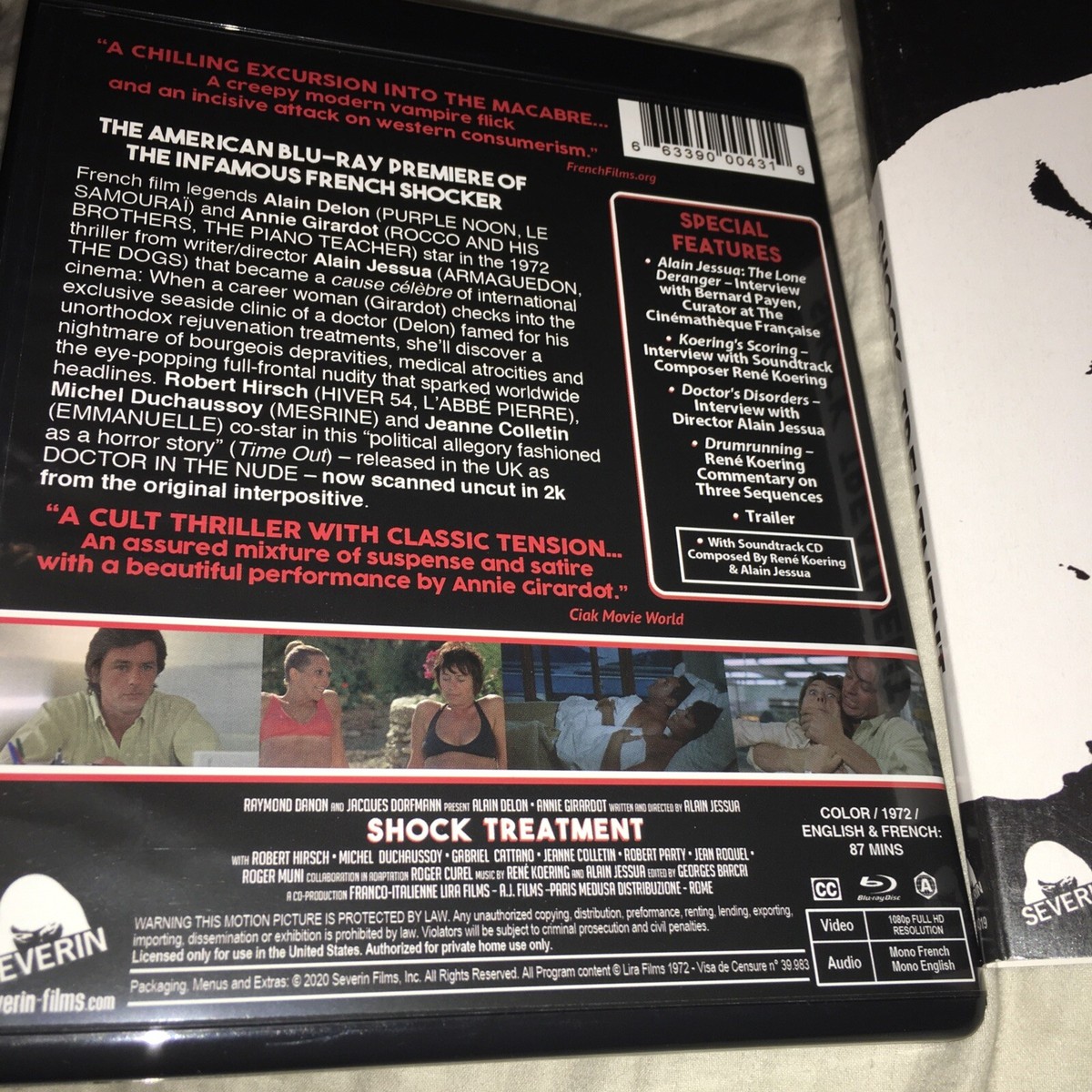 Shock Treatment (Blu-ray, 1973) Vinegar Syndrome With Soundtrack +