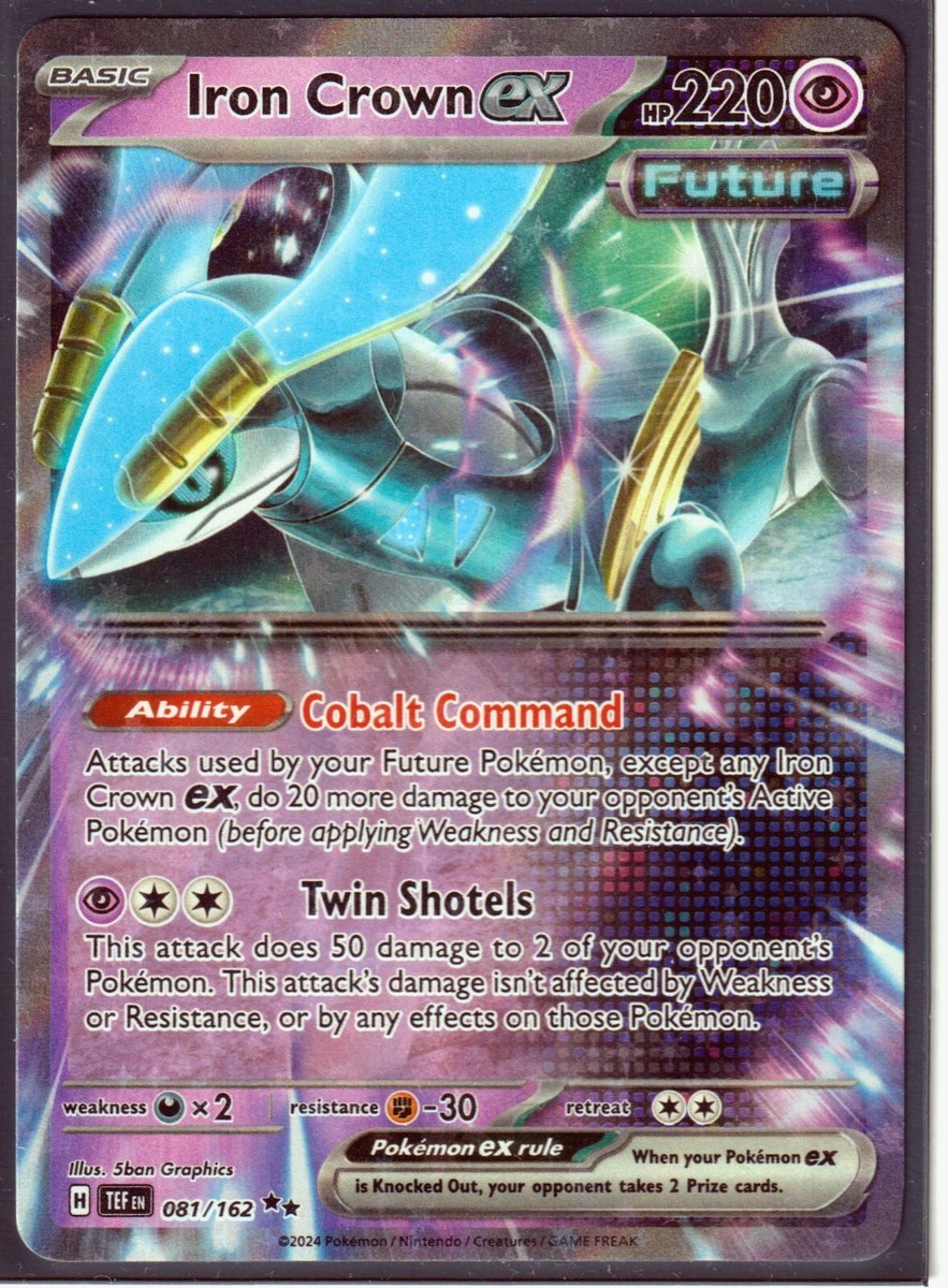 iron crown pokemon card Iron Crown ex (081/162) – Torena main image 1