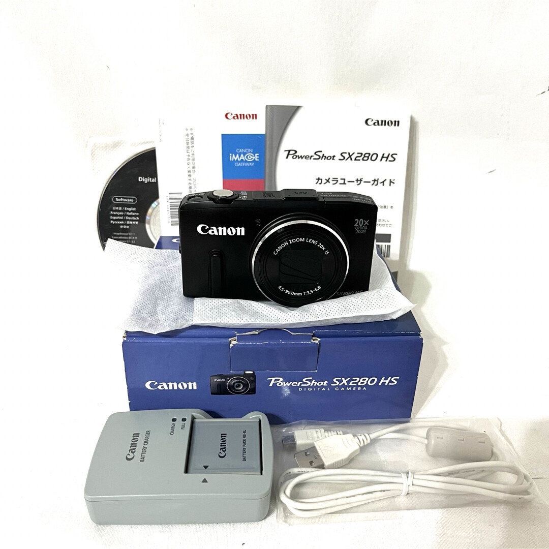 Canon PowerShot SX280 HS 12.1MP Compact Digital Camera Black Canon PowerShot SX280 HS 12.1MP Compact Digital Camera Black