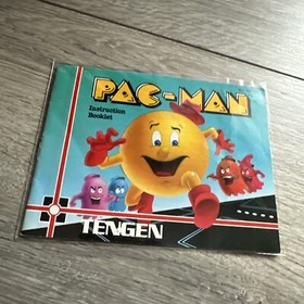 Pac-Man [Tengen Gray] NES Manual Only Original OEM