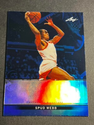 2012 Leaf Metal Blue Holo PROOF MISSING AUTO & #/25 Spud Webb