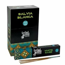 Tribal Soul White Sage Incense Sticks - 1 Box of 15 Sticks