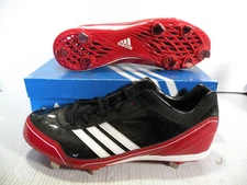 ADIDAS PROTRAX DK LIGHTNING METAL SNEAKERS SPORT MEN SHOES BLACK/RED SIZE 12 NEW