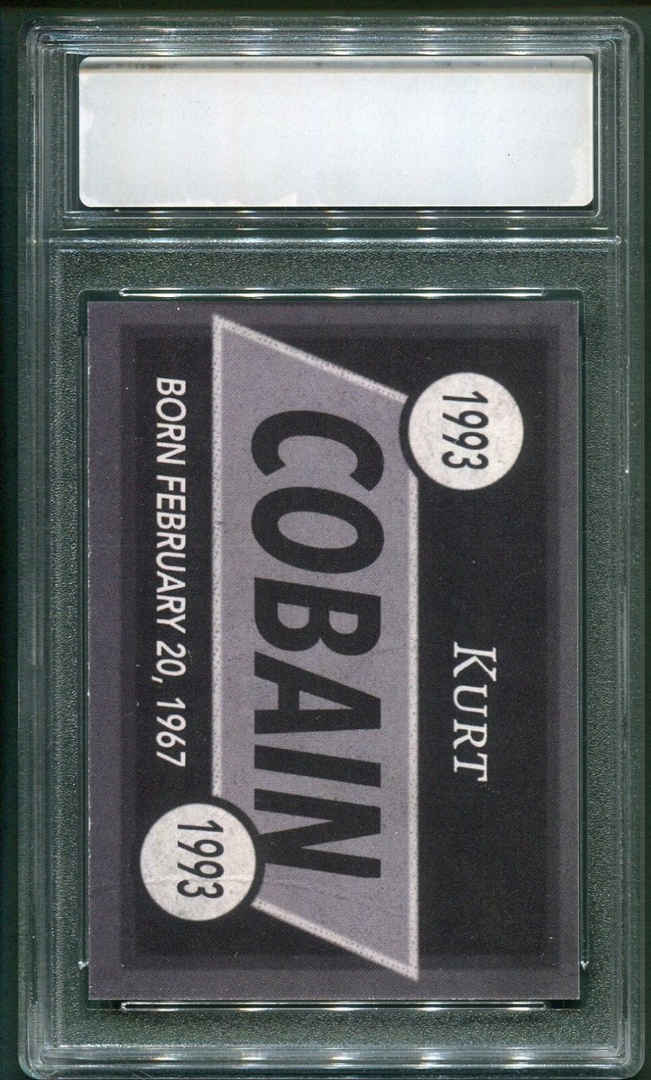 Custom 1993 Kurt Cobain Nirvana In Utero Trading Card | eBay