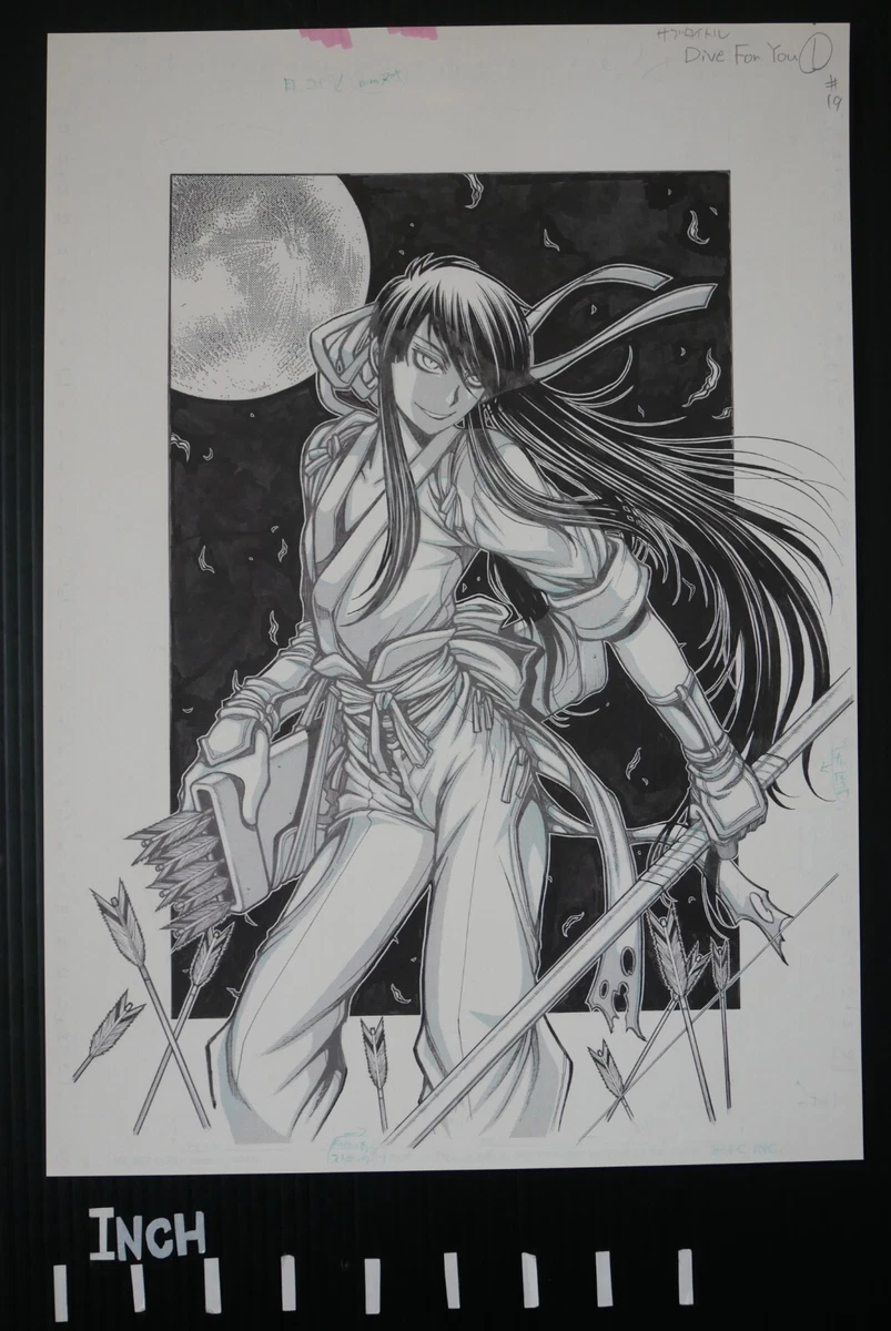 drifters anime, illustration photographic front view