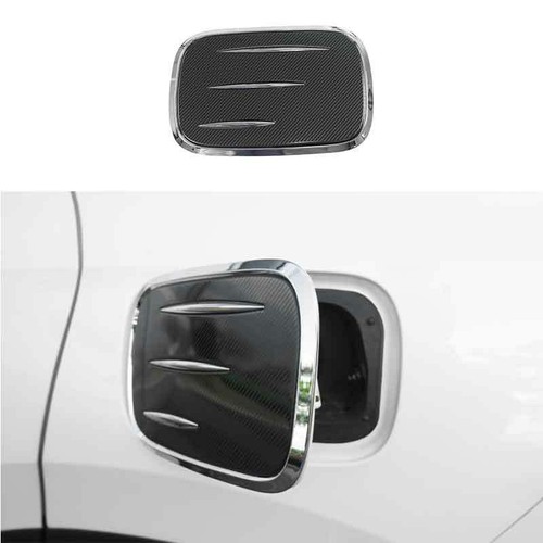 For Honda CRV CRV 20172021 Carbon Fiber Exterior Fuel Tank Cap Cover