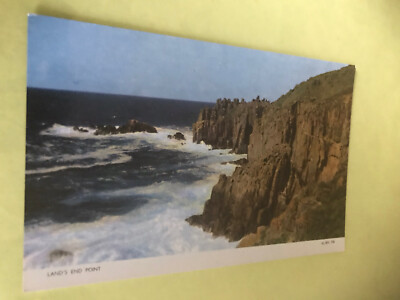 Lands End Point. Cornwall.  Postkarte 70er Jahre 