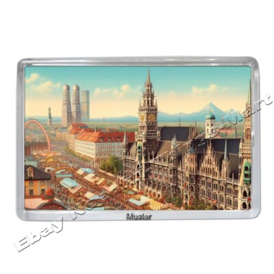 München Classic Dream Magnet - Munich Fantasie - Nostalgie Kühlschrankmagnet
