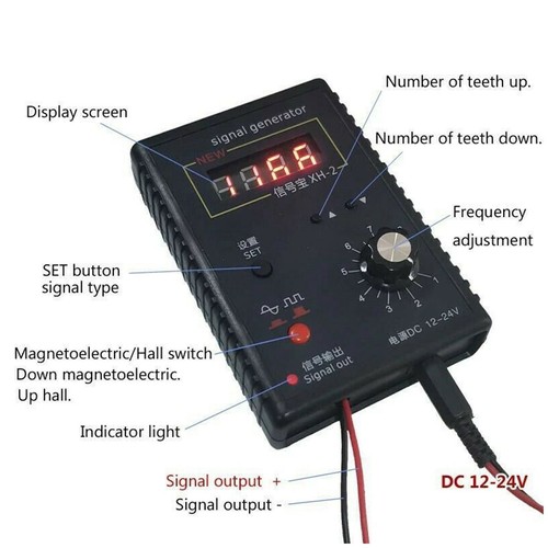 Automotive Sensor Simulator Tester 2-8000Hz Car Signal Generator Vehicle Tool - Picture 2 of 6