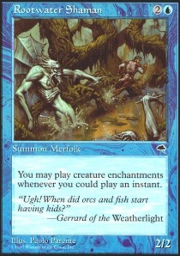 1x Rootwater Shaman MTG Tempest NM Magic Regular