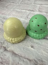 Melissa and Doug Ice Cream Scoops Replacement Mint Chip And Vanilla Lot