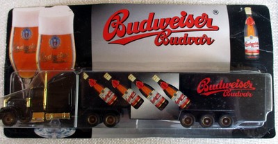 Modellauto Sattelauflieger    OVP   Werbetruck  Budweiser
