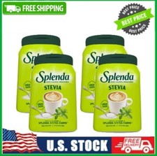 4 Pack Splenda Stevia Zero Calorie Granulated Sweetener Flip-top Jar, 19 oz